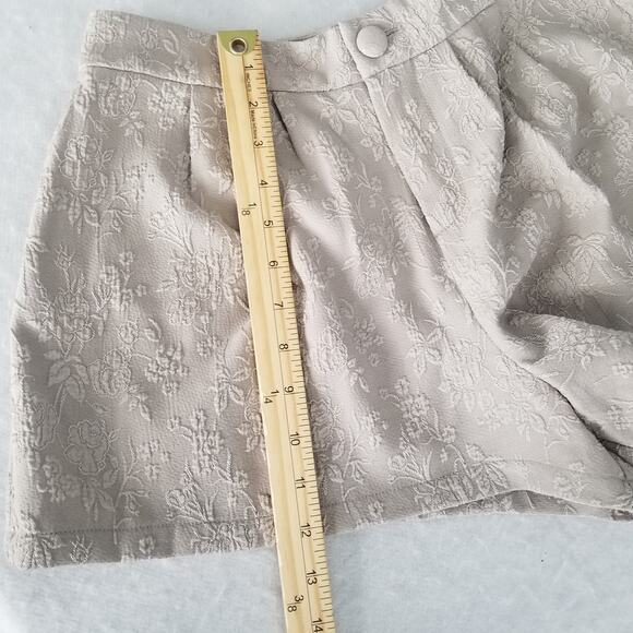 Free People Jacquard  Floral High Rise Shorts, Size 4 - Picture 10 of 11